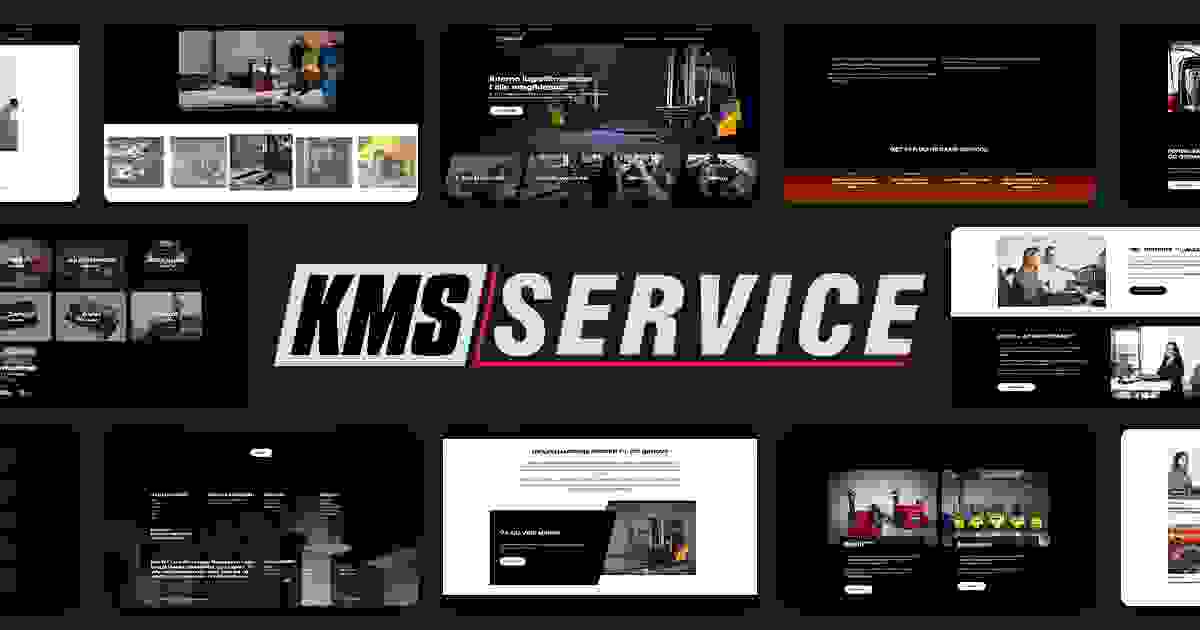 Nyt website til KMS Service Kong Gulerod Reklamebureau ApS