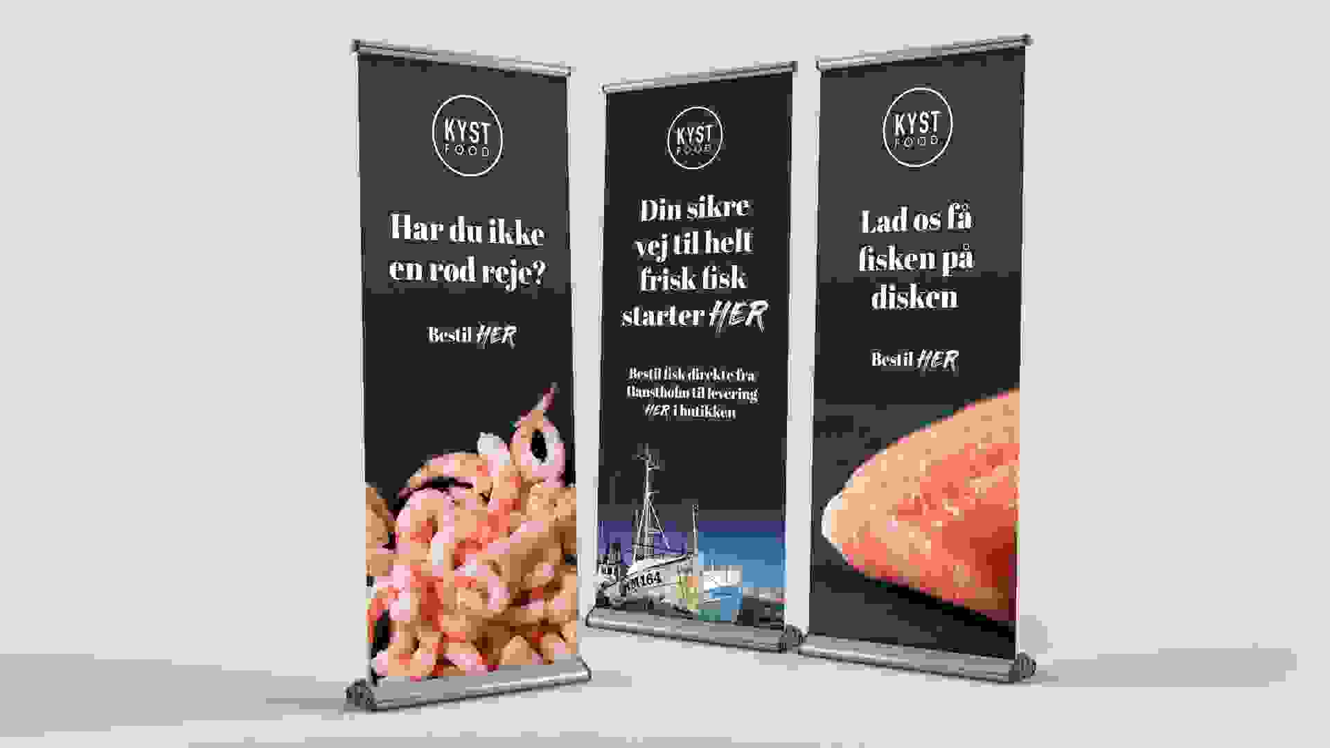Kyst Food Roll Ups Kong Gulerod Reklamebureau